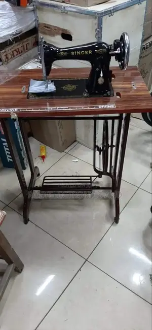 Singer Sewing Machine and Imported Table