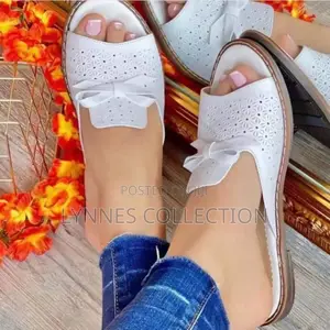 Leather Sandals/ Bowtie Leather Sandals