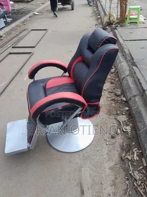 Silver Barber Chairs and Adjustable