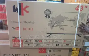 Wk 43 Inches Smart Android Frameless Tv With Bluetooth.