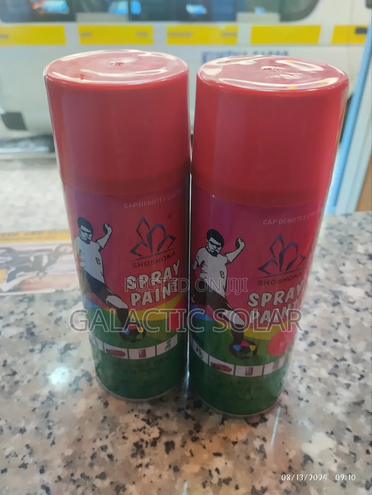 Red Spray Paints