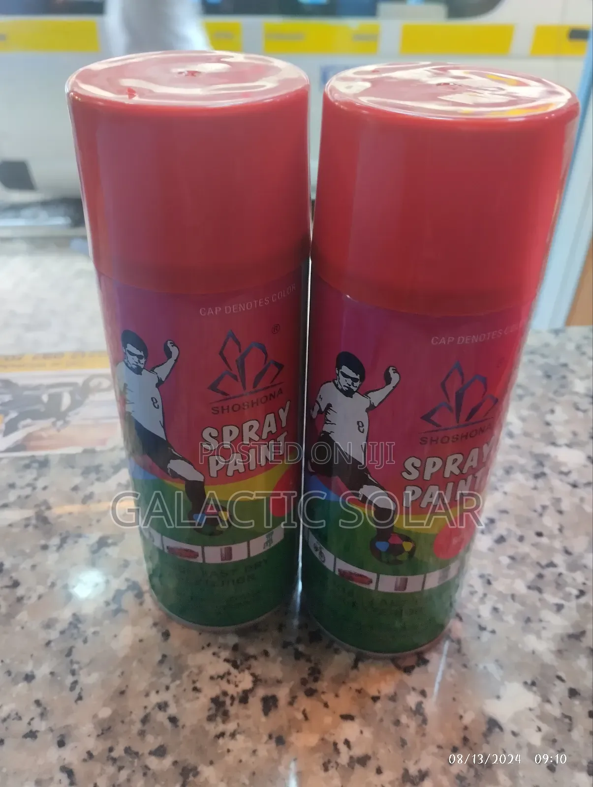 Red Spray Paints