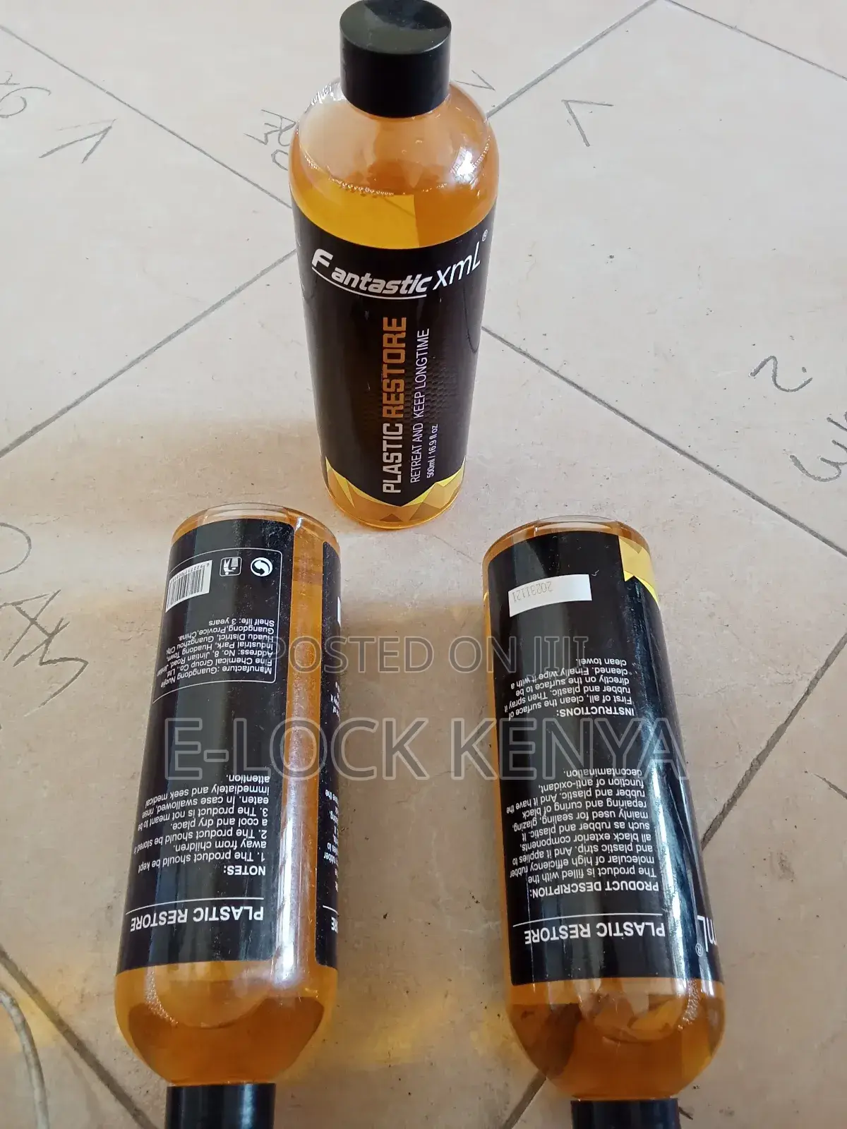 Plastic Restorer for Car Interior