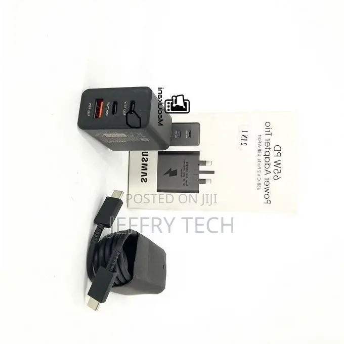 Samsung Adapter 65W 25W 15W With 3 Cables C to C