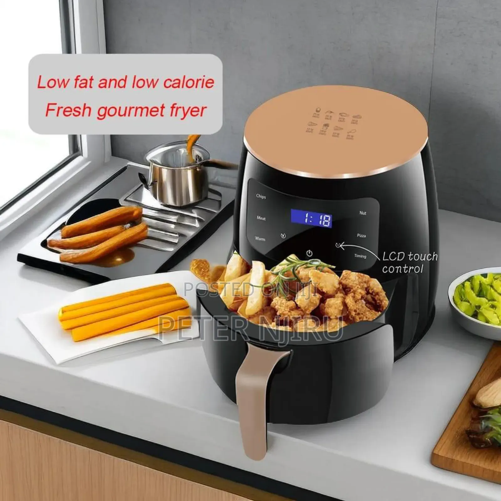 6 Litre Silver Crest Digital Air Fryer