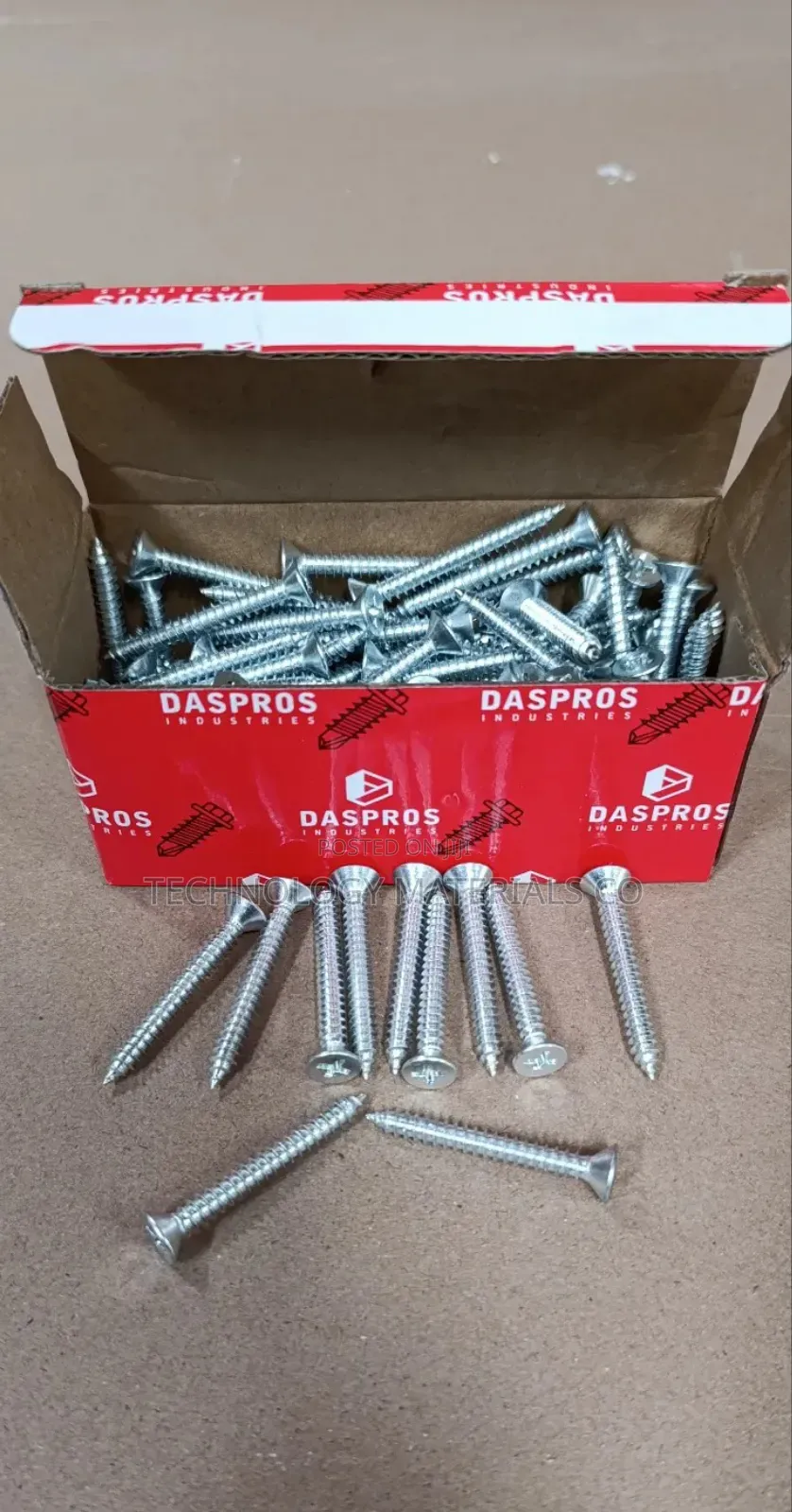 Self Tapping Wall Plug Screw M4.8 * 40 Mm (100pcs/Packet).