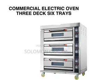 Premier 3 Deck 6 Trays Commercial Bakery Oven