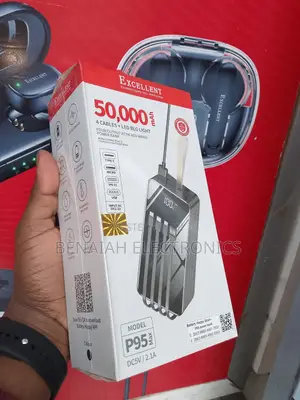 50000 Mah Excellent Power Bank.(4 Ports)