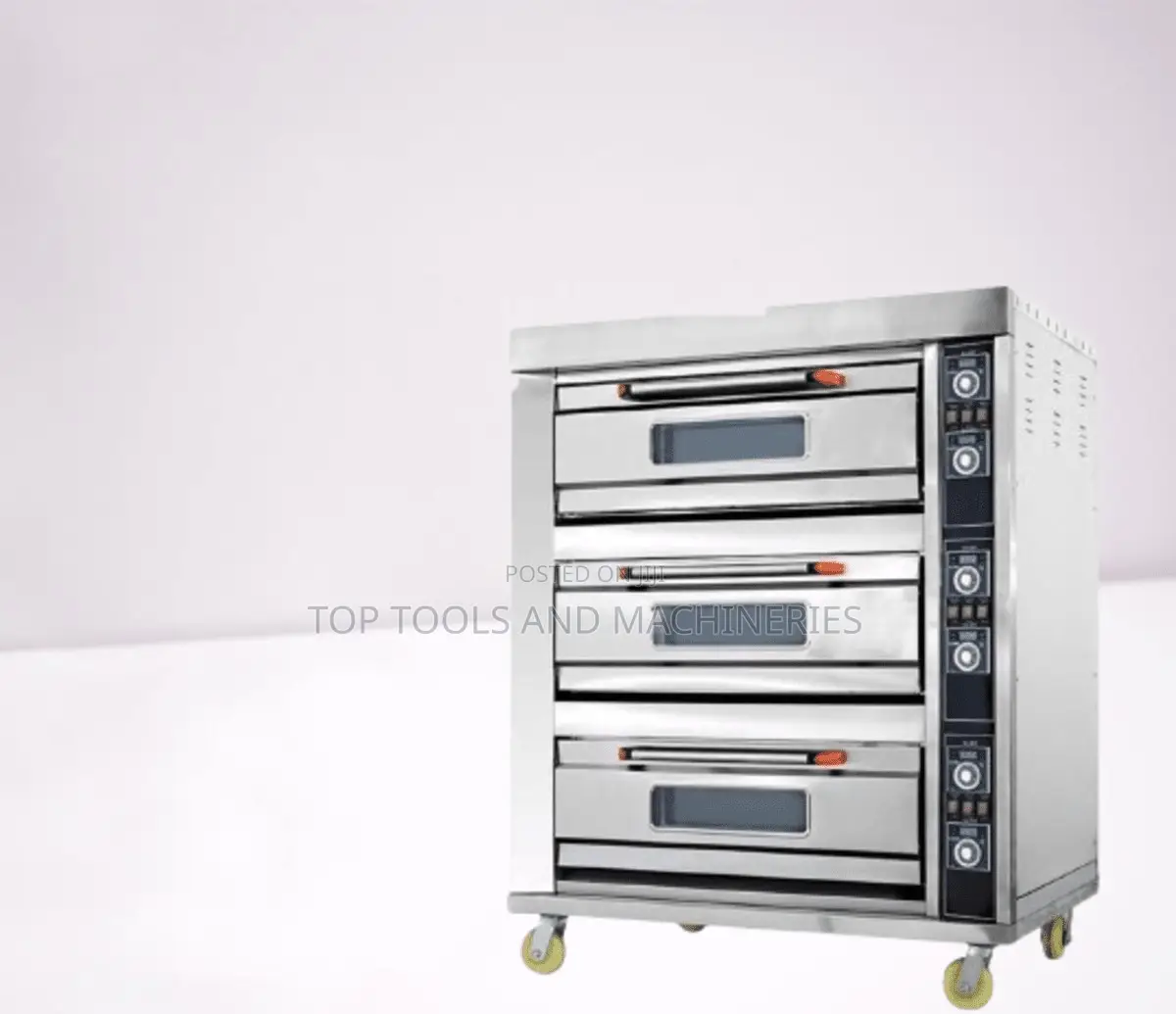 Premier 3 Deck 6 Trays Commercial Bakery Oven