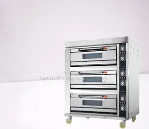 Premier 3 Deck 6 Trays Commercial Bakery Oven