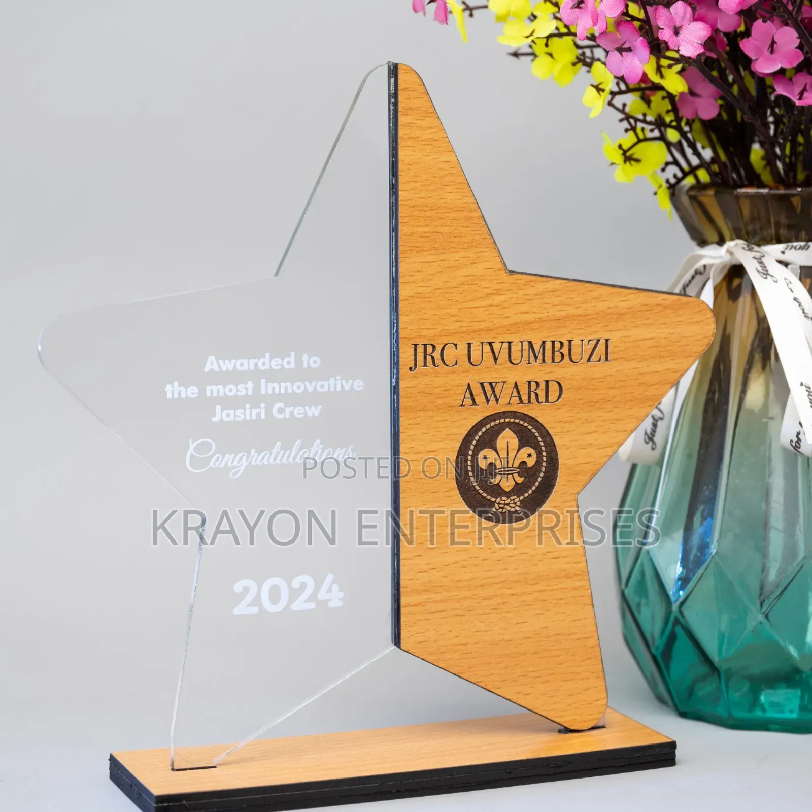 Wooden Acrylic Awards
