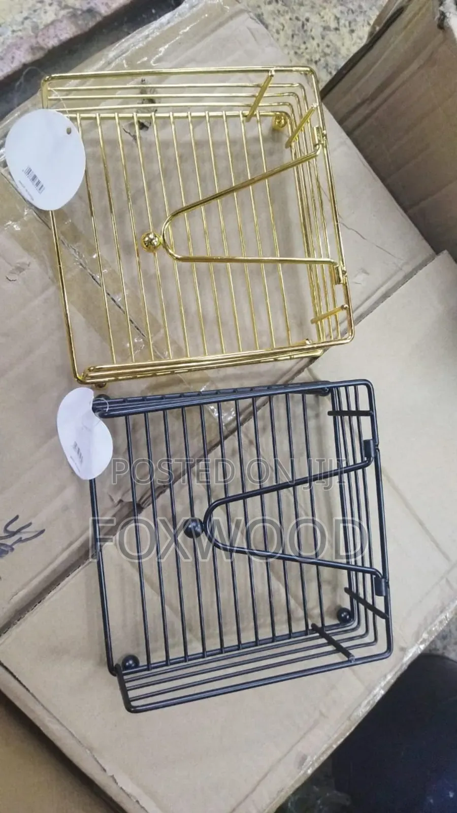 Flat Metallic Napkin Holder Now Available