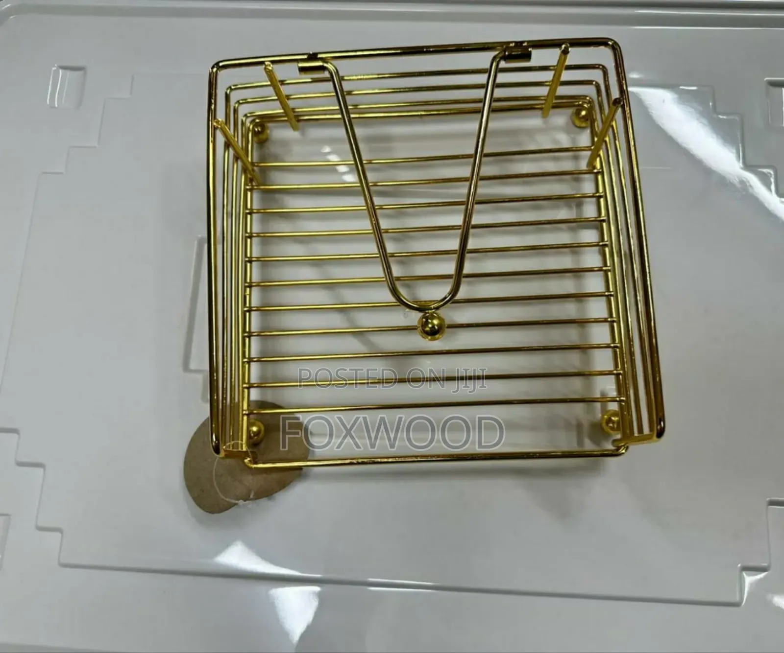 Flat Metallic Napkin Holder Now Available