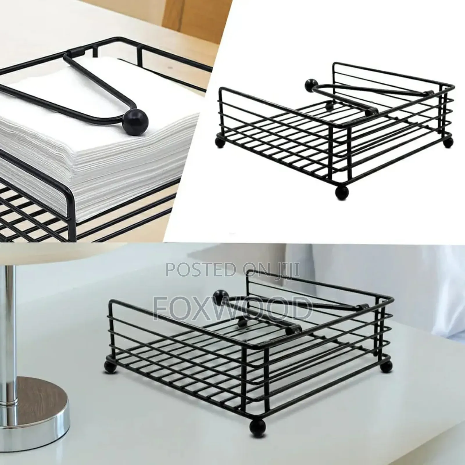 Flat Metallic Napkin Holder Now Available