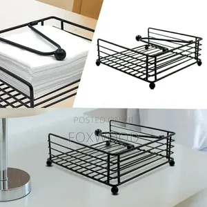 Flat Metallic Napkin Holder Now Available