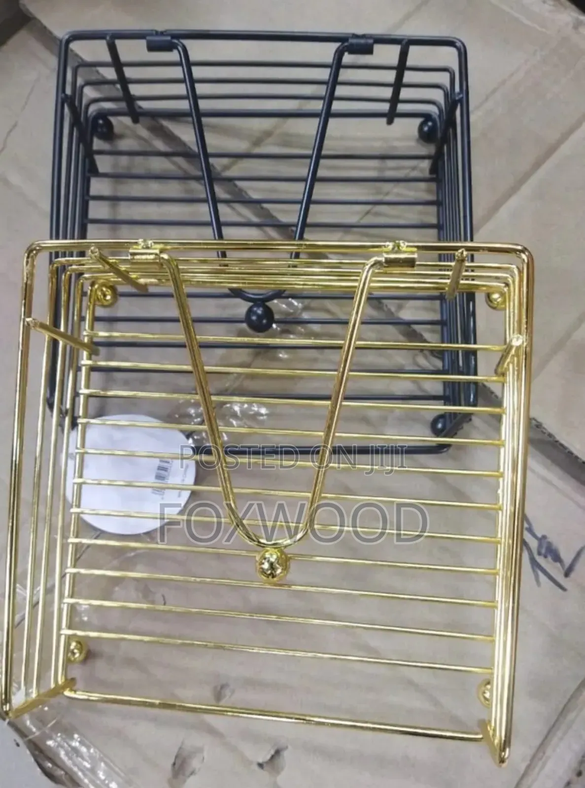 Flat Metallic Napkin Holder Now Available