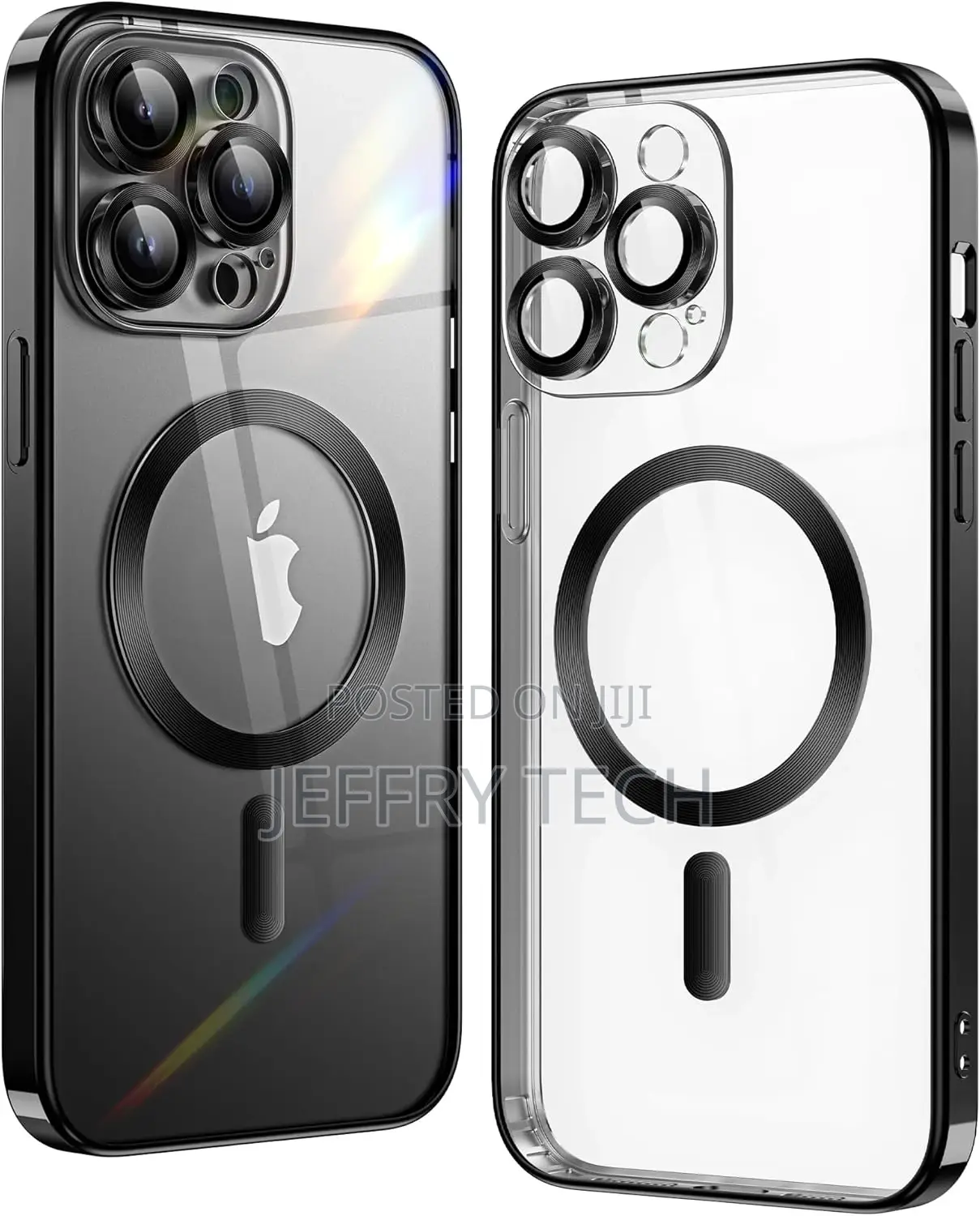 Black Clear for iPhone 11 Pro Case Compatible With Magsafe