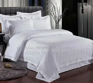 4pcs Stripped Bedsheets 2 PCS Bedsheets,2 PCS Pillow Cases*