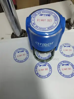 Dater Self Inking Rubber Stamps With Logo