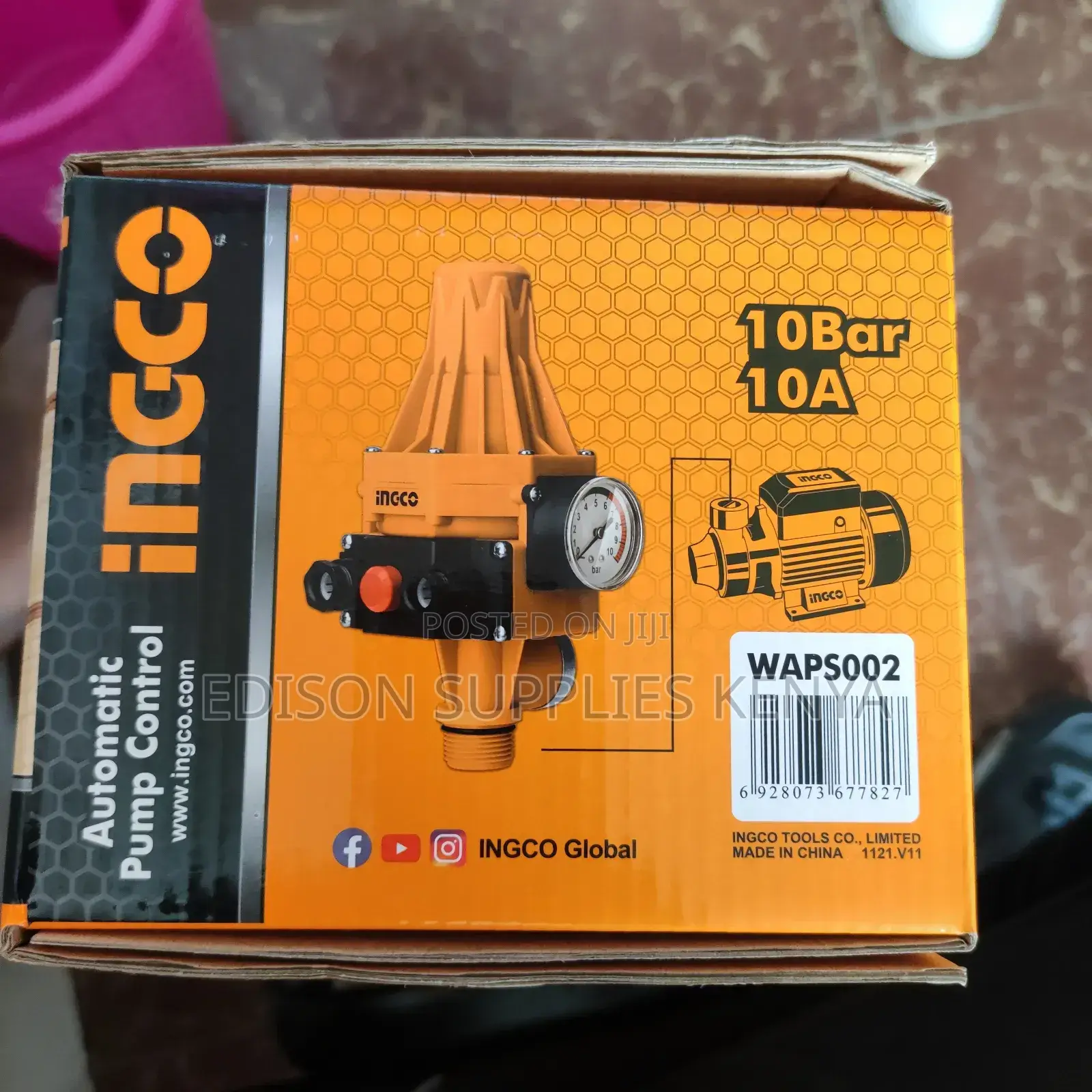 Ingco Automatic Pump Control Wt Gauge Water Pump Controller