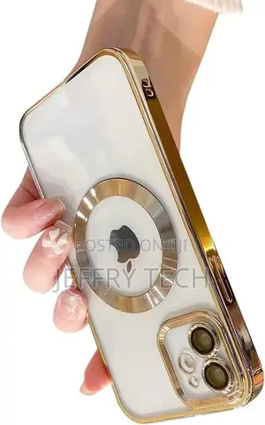 Goldiphone 12 Case Magnetic Clear With Cameralens Protector