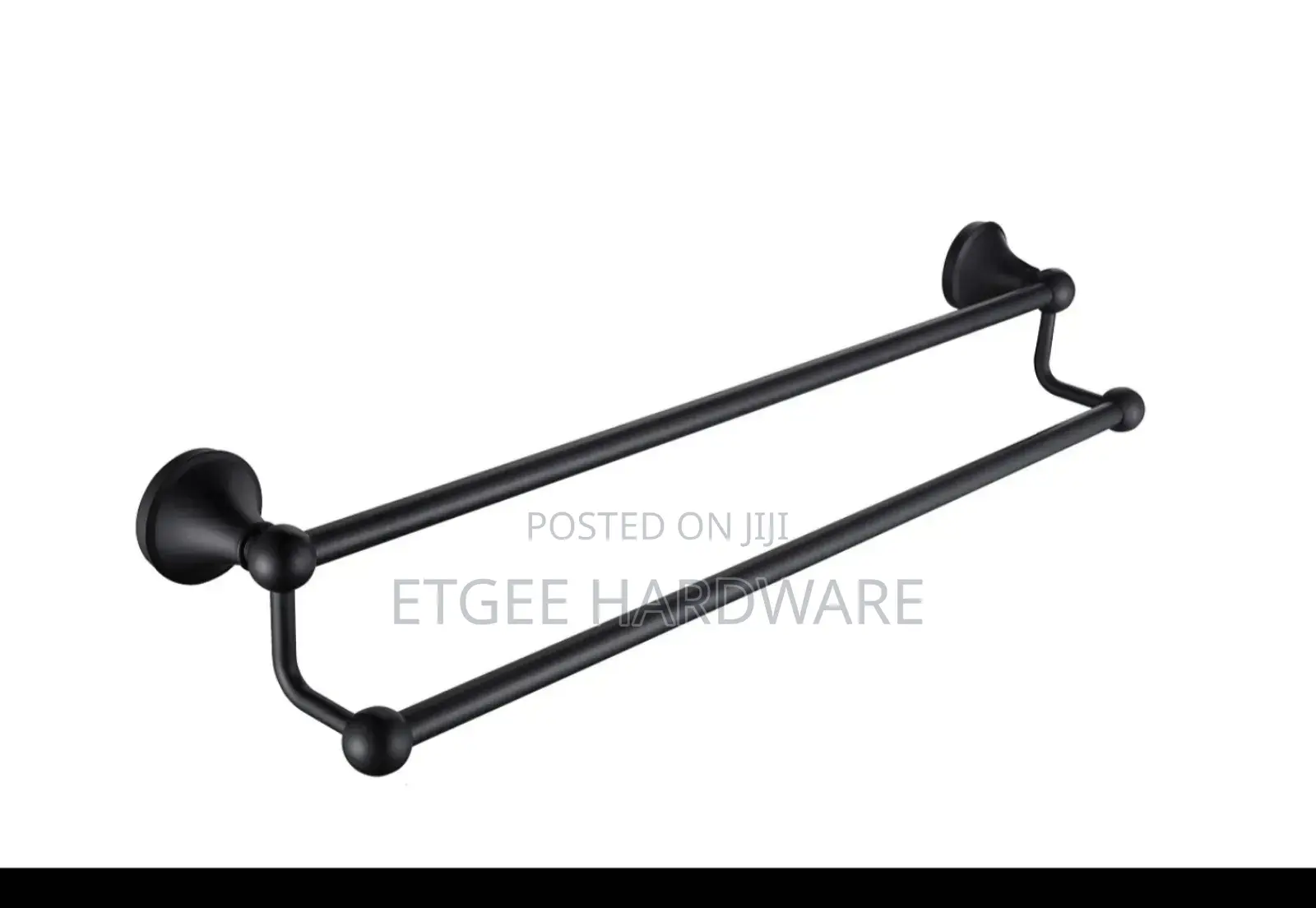Double Towel Holder Black 61000