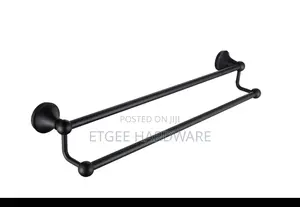 Double Towel Holder Black 61000