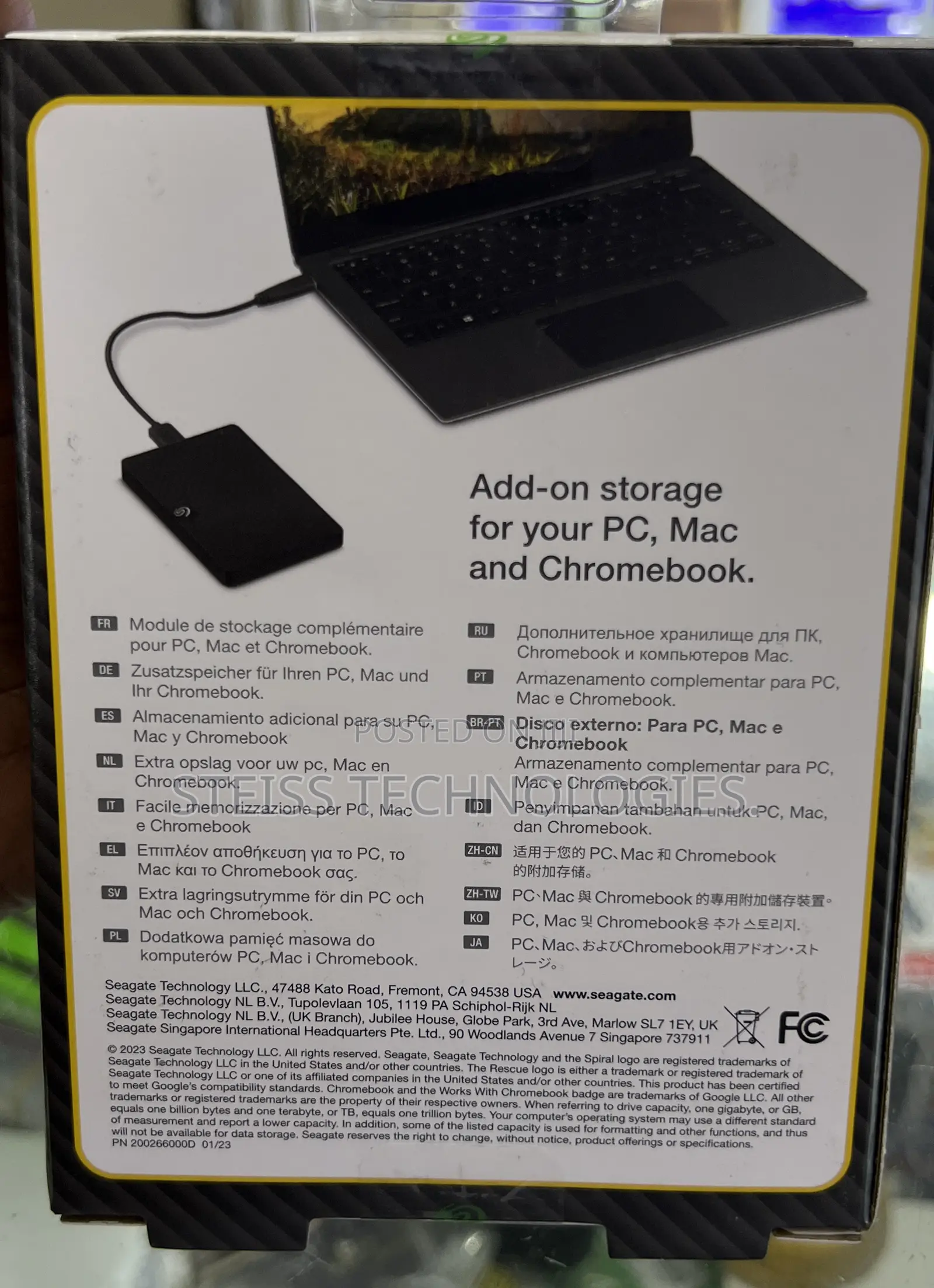Seagate 1tb External Harddisk.