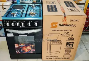 Sayona 3gas+1 Electric Plate Standing Cooker Electric Oven