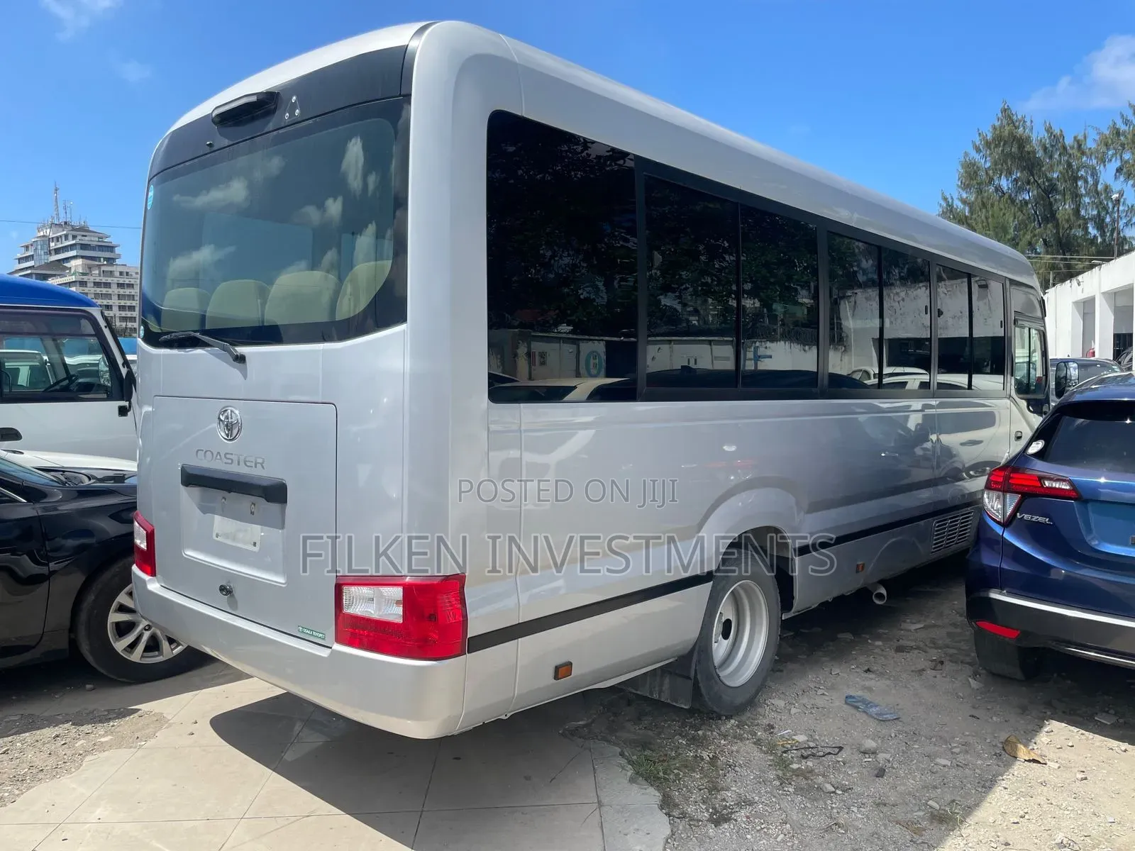 Toyota Coaster 2017 Silver