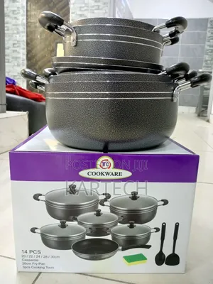 14pcs TC Cookware Non-Stick Pots