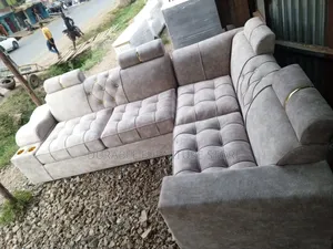 6 Seater Sofa Back Permanet With Golden