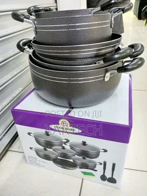 Heavy Duty TC Non-Stick Pots 14 Pieces