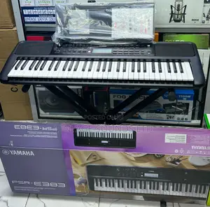 Yamaha PSR-E383 Portable Keyboard 61-Keys.