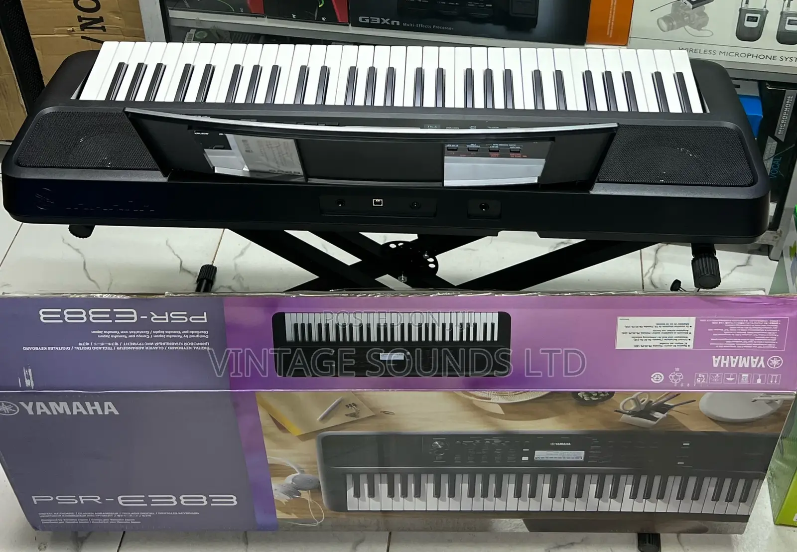 Yamaha PSR-E383 Portable Standard Keyboard 61keys