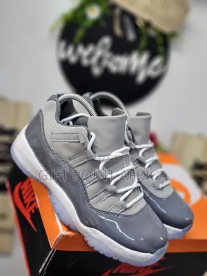 Air Jordan 11 Cool Gray Low Cut Sneakers