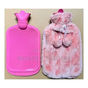 *★Hot Water Bottle With Fur Fleece Cover*