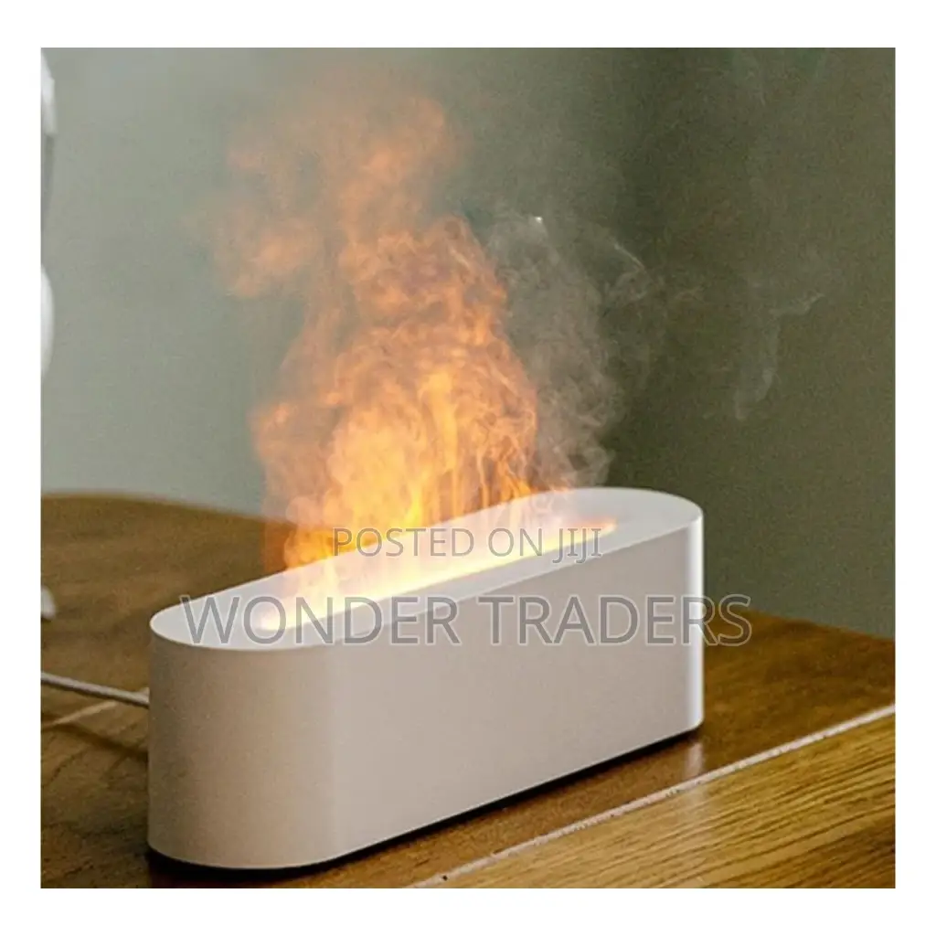 Flame Aromatherapy Diffuser Quiet USB Air Humidifier*