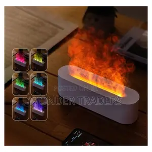 *Flame Aromatherapy Diffuser Quiet USB Air Humidifier*