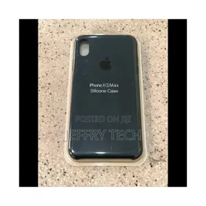 iPhone X MAX Silicone Back Case BLACK+ 5D Screen Guard