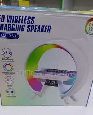 Speaker , LED Wireless Charging Speaker