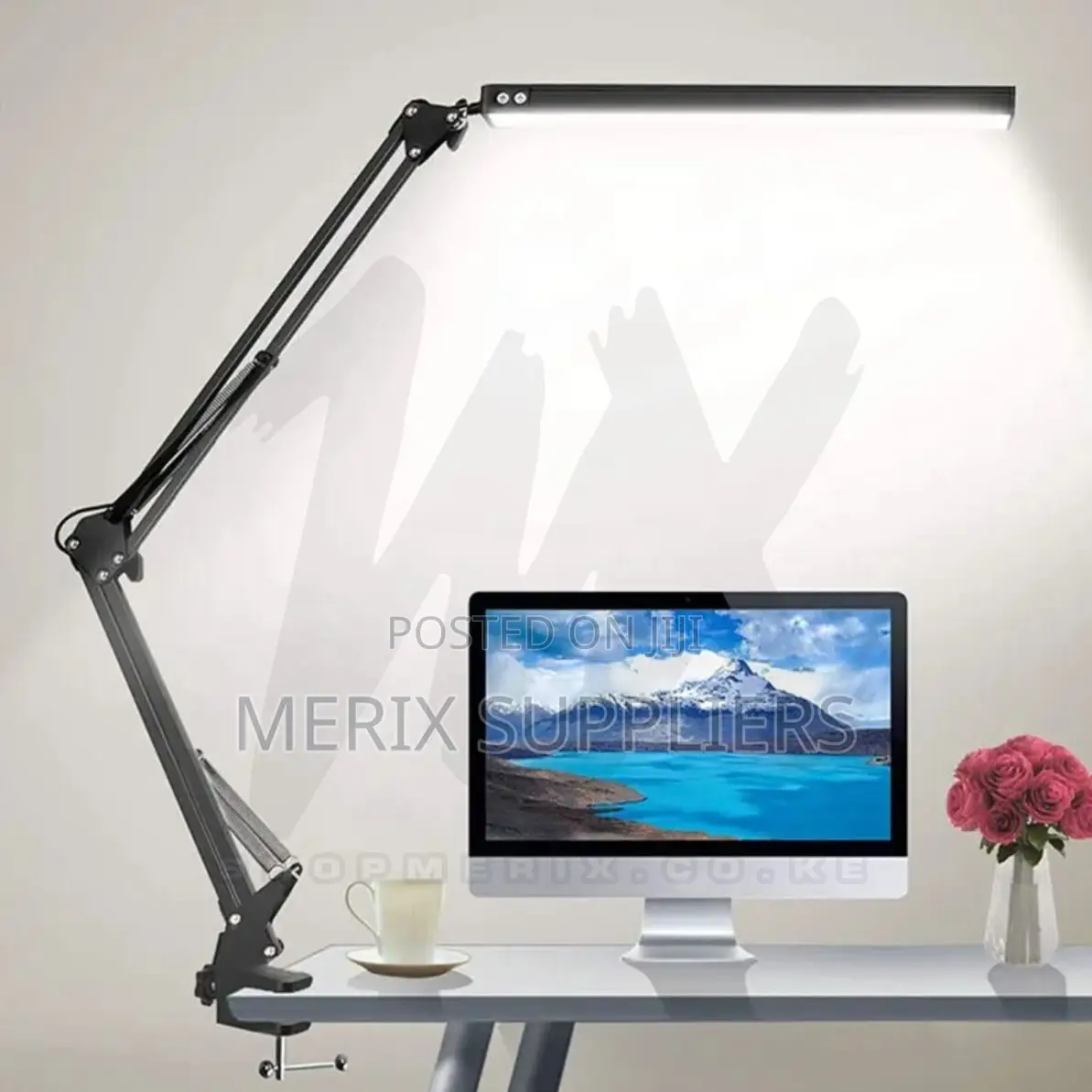 Adjustable Dimmable Usb Led Desk Lamp – With Clamp