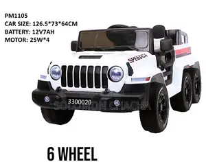 Exciting 6-Wheel Big Toy Car PM1105 for Kids