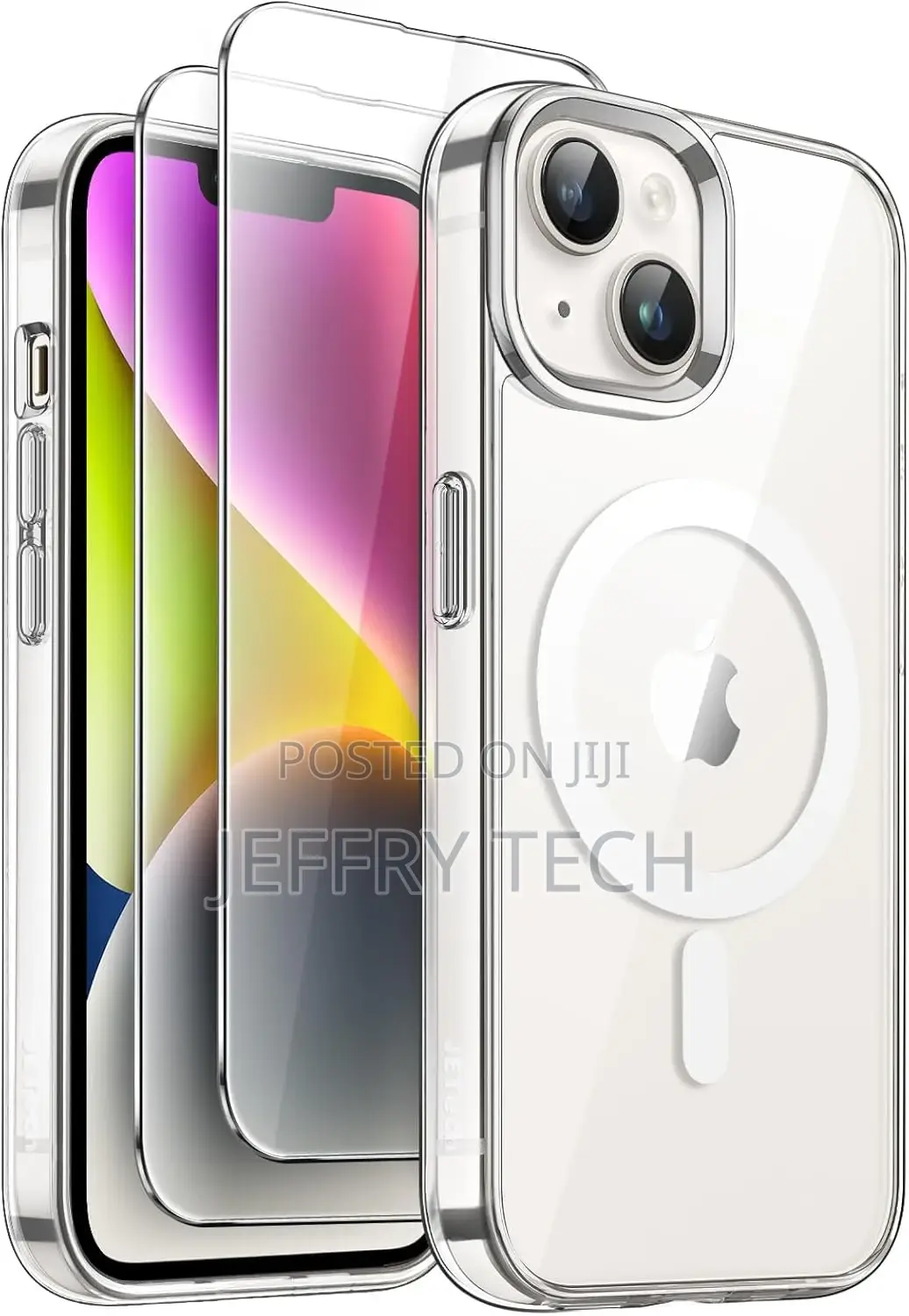 Clear3 in 1 Magnetic Case for iPhone 2 Pack Sceen Protector