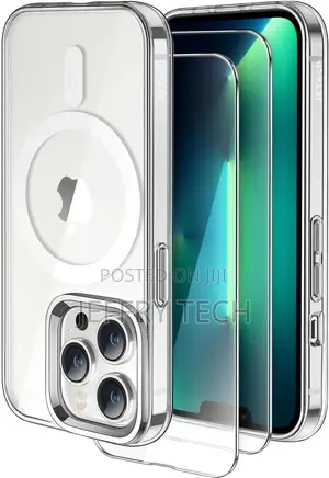 Clear3 in 1 Magnetic Case for iPhone 13 Pro 2 Protectors