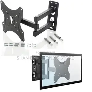 (14"-55") Heavy Full Motion Swivel Wall Mount Tv Bracket .