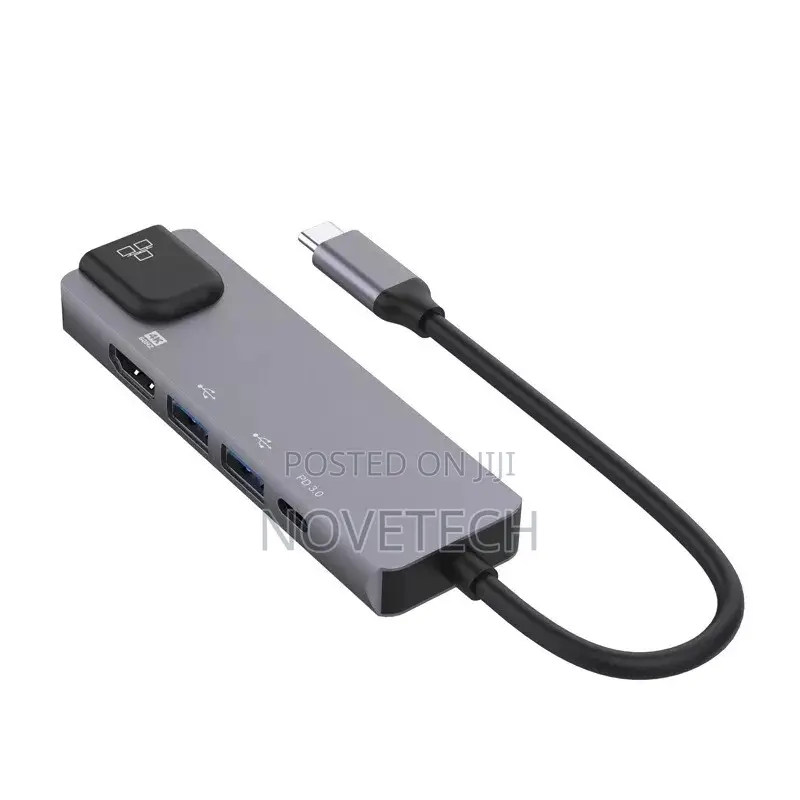 Multi-Function Type-C Hub HDMI USB3.0 LAN Ethernet Dock