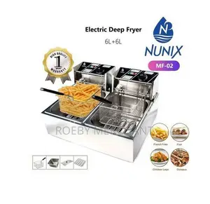 Nunix Double Deep Fryer 12L