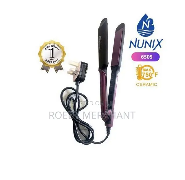 Nunix Professional//Quality //Hair Straightener//Flat Iron//