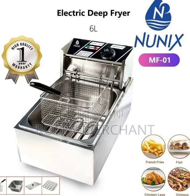 Nunix 6L Single Deep Fryer